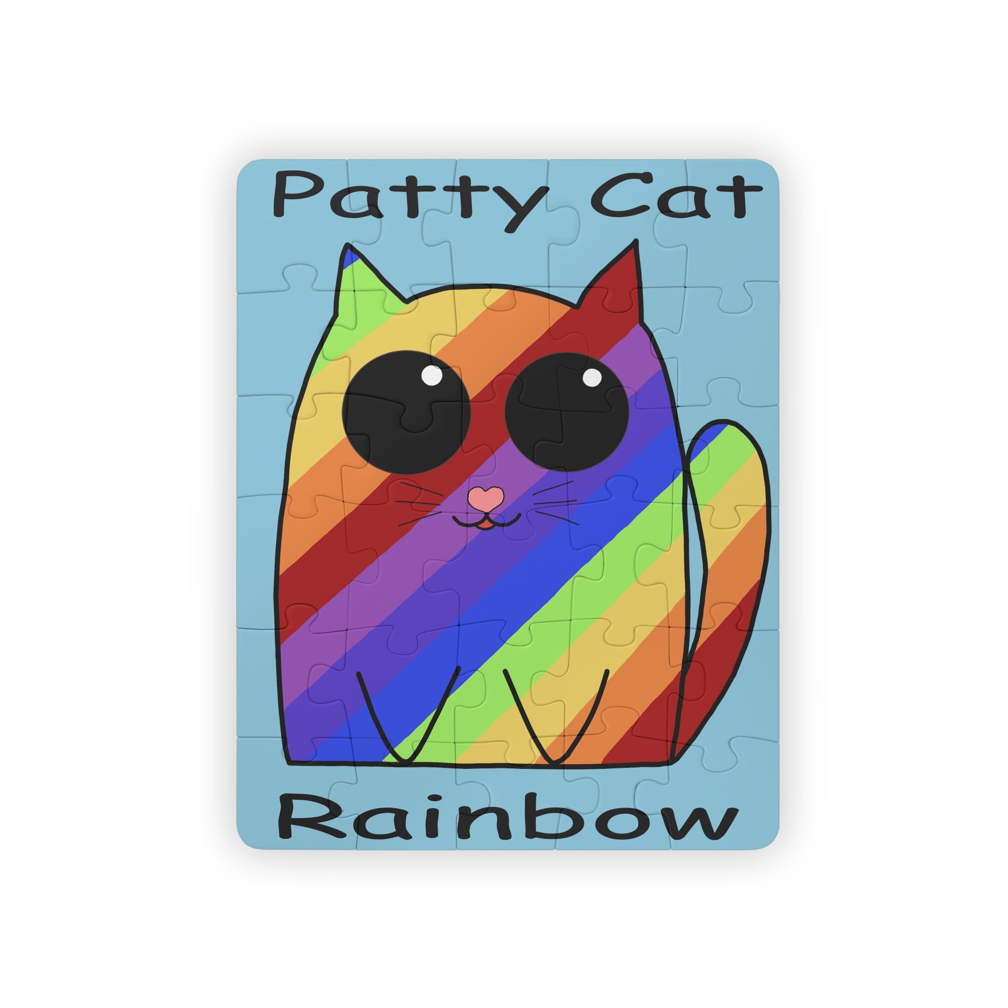 Patty Cat Rainbow 30-Piece Kids' Puzzle – Colorful Toddler Jigsaw